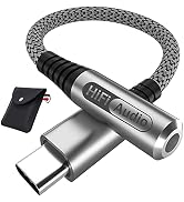 Gsangoo USB C to 3.5mm Headphone Jack Adapter, USB C to 3.5mm Audio Adapter Compatible with Samsu...