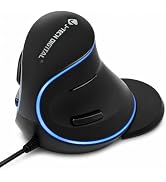 J-Tech Digital Wired Ergonomic Vertical USB Mouse with Adjustable Sensitivity (600/1000/1600 DPI)...