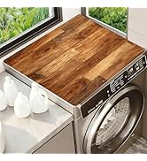 Washer Dryer Top Cover Mat, Non-Slip Laundry Room Decor, Laundry Room Kitchen Appliance Decor Pro...