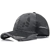 Zylioo XXL Oversize Camo Trucker Hats,Adjustable Jungle Mesh Cap,Cooling Tactical Hat for Big Heads