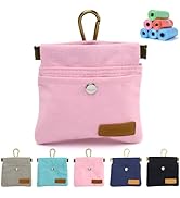 COSOWO Dog Treat Pouch, Hand Free Dog Training Treat Bag with Carabiner & Magnetic Buckle, Auto C...