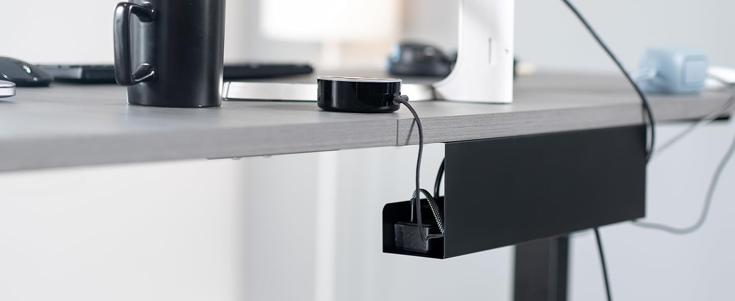 under desk cable management trays