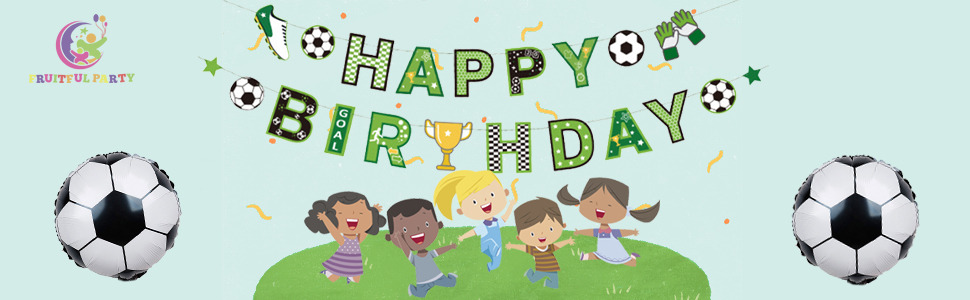 soccer party decorations