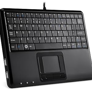 compact touchpad keyboard