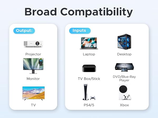 Broad compatibility