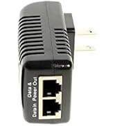 USBGear Passive PoE Injector 24V Wall Plug Power Supply for IP Cameras