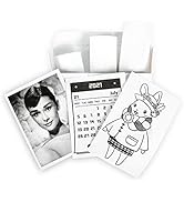 Memoking T02 White Thermal Paper-10-Year Non-Sticky 53mmx8m for Journal Photo Texts Study Notes a...