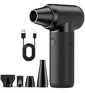 Compressed Air Duster - Super Power Electric Air Duster for Cleaning Keyboard&PC 3 Gears Adjustab...