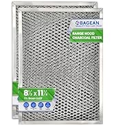 Range Hood Filter 8.50" x 11.25" for LL62F Combo Charcoal Grease Filter - Ductless Broan Range Ho...