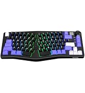 CORBOBO x LEOBOG A75 Alice Ergonomic Keyboard, Wireless Mechanical Gaming Keyboard Tri-Mode BT5.0...