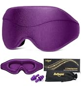 BeHoomi Sleep Mask, Premium Eye Mask for Sleeping, 3D Ergonomic Designed Sleeping Mask, Upgraded ...