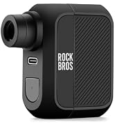 ROCKBROS Mini Bike Pump Portable Electric Bike Tire Pump 100PSI | Rechargeable, Presta Schrader V...