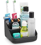 Chintu Toothbrush Holders Bathroom Countertop Organizer- Bamboo Electric Tooth Brushing Holder 6 ...