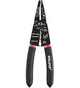 Brileine Wire Stripper, Multi Tool Electrical Pliers Tool, Wire Stripping Tool / Wire Cutter, 8-I...