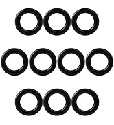 Othmro 10pcs Nitrile Rubber O-Rings, 2mm Wire Dia 10mm OD Metric Sealing Nitrile NBR Rubber Washe...