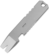 WARHERO Titanium EDC Pry Bar, Keychain Prybar Tool with Bottle Opener, Wrenches, Crowbar, Compact...