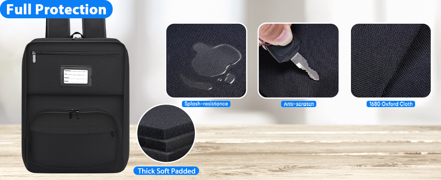 This travel case compatible with Starlink Mini is crafted from thick 600D waterproof Oxford fabric