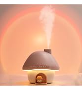 Ultrasonic Humidifiers for Bedroom and Office,Cold fog humidifier with sunset light, baby humidif...