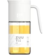 Zuutii Olive Oil Dispenser Bottle Auto Flip Vinegar Dispenser for Kitchen with No-Drip Bottle Spo...
