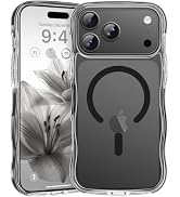 CAPRARO Magnetic for iPhone 18 Pro Case/iPhone 17 Pro Case Clear | Upgraded Anti-Yellowing, Milit...