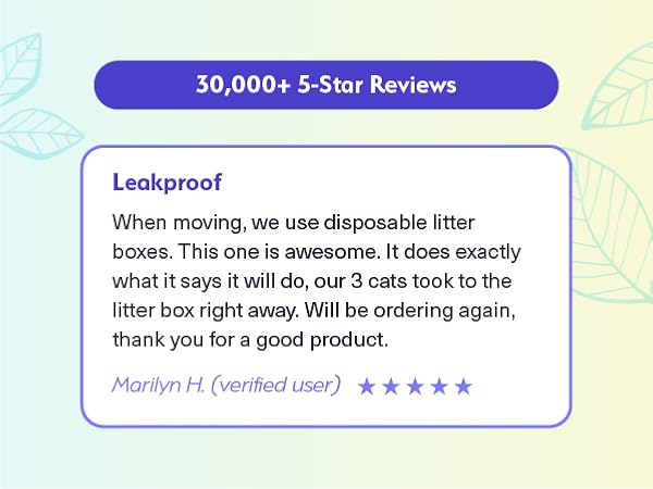 cat litter disposable box leak-proof silica crystal clumping odor control low dust natural plant