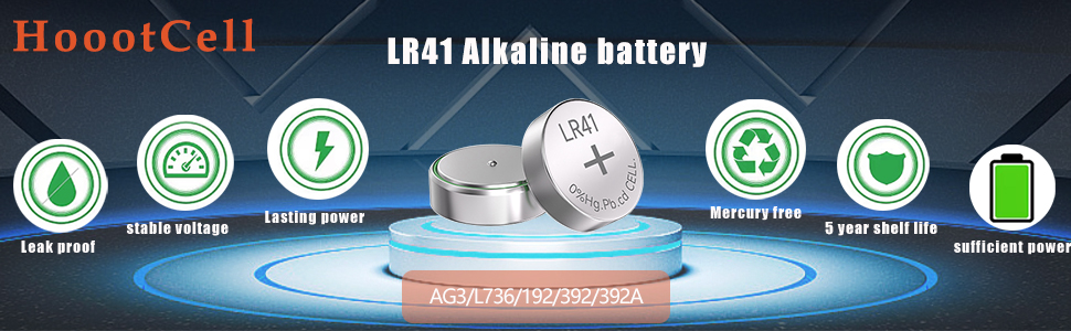 L736 batteries LR41 AG3 battery