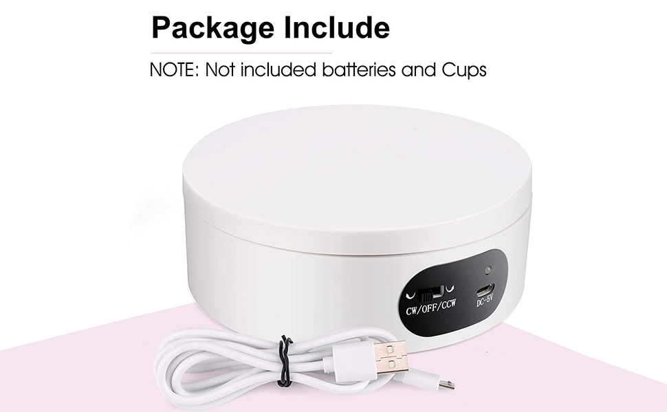 Automatic Mute Revolving Cup Turner stand