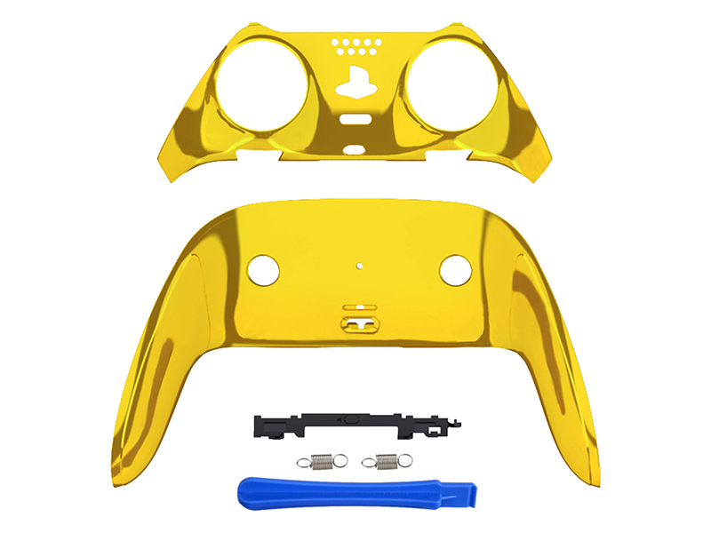 eXtremeRate Top Bottom Decorative Trim Shell For ps5 Edge Controller Replacement Shell Plates Cover
