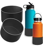 Boot for Hydroflask Water Bottle 32-40oz, BPA Free Bottom Silicone Sleeve Cover, Compatible with ...