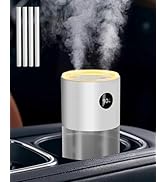 xuenair 2025 Digital Display Car Humidifier, 3000mAh Portable Mini Rechargeable Humidifier for Ca...