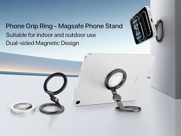 phone holder stand grip ring magnetic mag safe golf cart phone holder adhd gifts stress anxiety