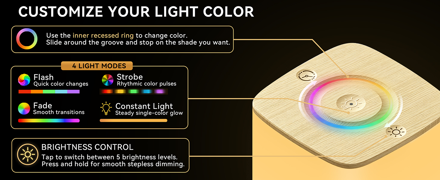 Customize your light colors