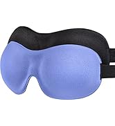 AMAZKER Sleep Mask Invisible Alar Deep Orbit 3D Eye Mask Ultra Lightweight & Comfortable Sleeping...