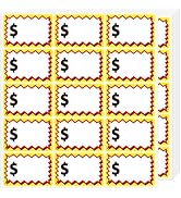 Garage Sale Stickers, Yard Price Sticker with Large Blank Writing Space(2
