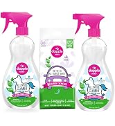 Dapple Baby All Purpose Cleaning Spray and All Purpose Wipes - (2 Pack) 16.9 fl oz Bottle - 30 Cl...