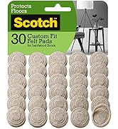 Scotch SP884-NA Custom Fit Field Felt Pads, Beige