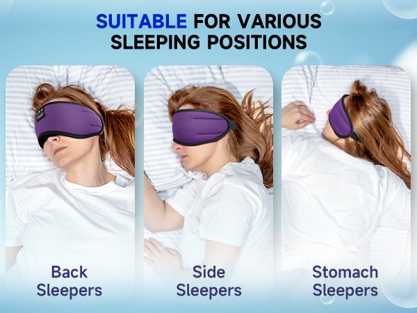 sleep mask with bluetooth headphones