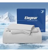 Elegear Cooling Bed Sheets Set Full, Arc-Chill 3.0 (Q-Max>0.5) Cool Tech, Silver-Ion Freshness, B...