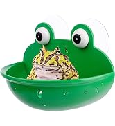 YukaBa Amphibian Aquatic Frog Habitat, Cute Fish Tank Decoration, Suitable for Frog/Toad/Gecko/Ta...