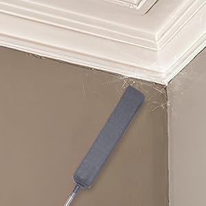 Retractable Gap Dust Cleaner Cleaning Tools with 2 Microfiber Dusting Cloths Long Handle Washable