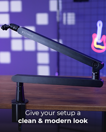 Sensic give your gaming setup a clean and modern look