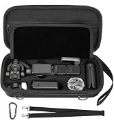 AMAZEAR Carry Case for DJI OSMO Pocket 4P, Pocket 4 Pro Accessories Compact Hard Shell Cover Trav...