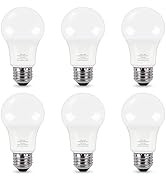 PARTPHONER A19 LED Light Bulbs 60W Equivalent, 9W 2700K Soft White, E26 Base Dimmable LED Light B...
