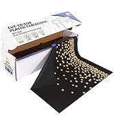 JHDZDHY 54 Inch X 100 Feet Plastic Table Cover Roll Disposable Tablecloth with Slide Cutter for A...