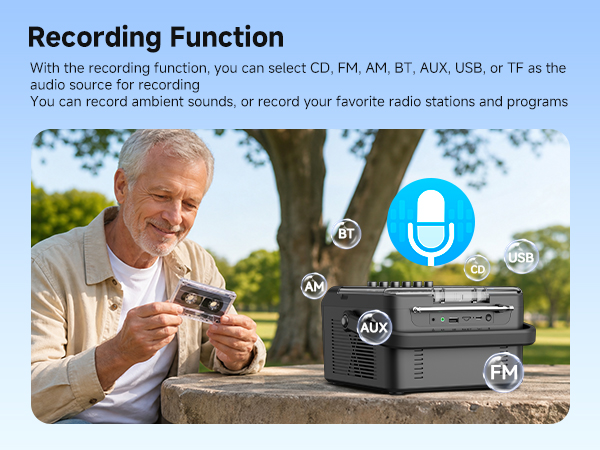 portable cd cassette player