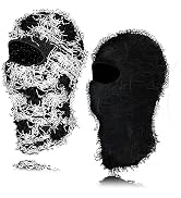 Distressed Balaclava Ski Mask Knitted Full Face Windproof Winter Premium Yeat Ski Mask for Men Wo...