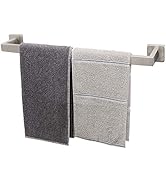 TocTen Bath Towel Rack - Square Base Thicken SUS304 Stainless Steel Towel Bar for Bathroom, Bathr...