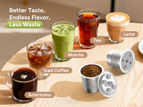 Compatible with keurig reusable coffee pods