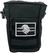 Luck Lab DND Drawstring Dice Bag with Removable Dragon Patch - Multiple Pockets and Large Dice St...