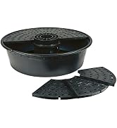 Little Giant DFB36 36-Inch Disappearing Water Fountain Basin, Supports Up to 2,000 lbs, Black, 56...